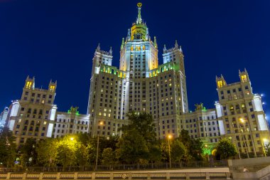 Stalin gökdelen Moskova (yurt waterfro üzerinde bina