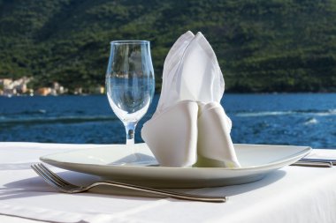 Resort üzerinde açık Restoran servis Züccaciye Mağazaları