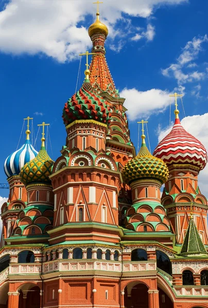 St. Basilius-Kathedrale auf dem Roten Platz in Moskau, Russland. — Stockfoto