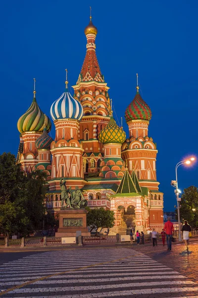 St. Basil's Cathedral on Red Square, Moscow — Stock Photo, Image