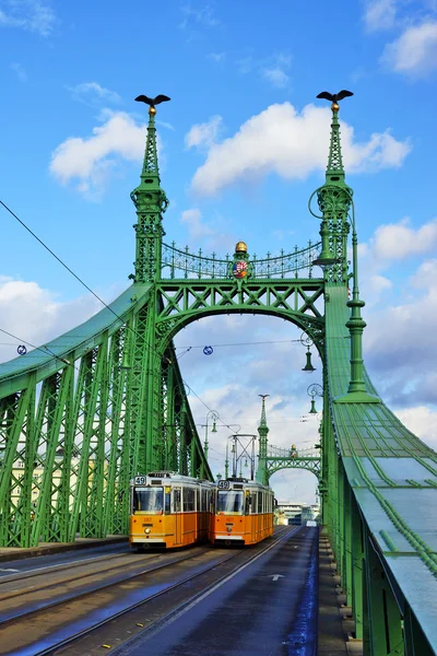 Свободи міст Будапешт, Угорщина — стокове фото