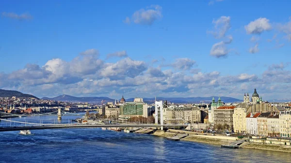 Panoramę Budapeszt Węgry — Zdjęcie stockowe