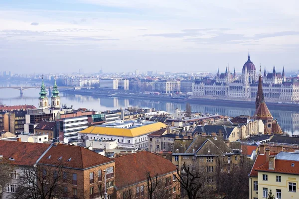 Panoramę Budapeszt, Węgry — Zdjęcie stockowe