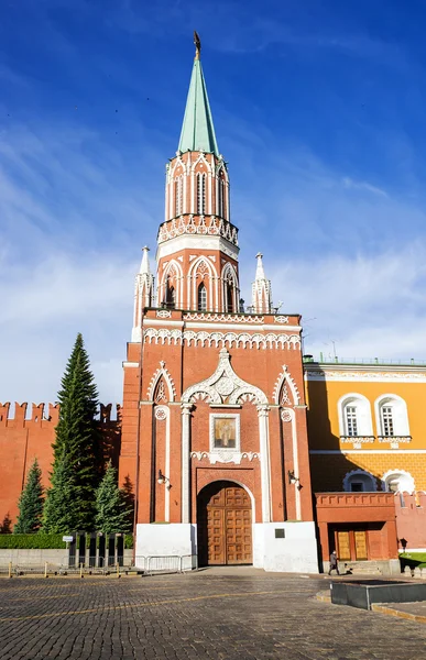 Nicholas Tower - Kızıl Meydan, Moskova Russ ikinci geçit kulede — Stok fotoğraf