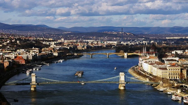 Panoramę Budapeszt Węgry — Zdjęcie stockowe