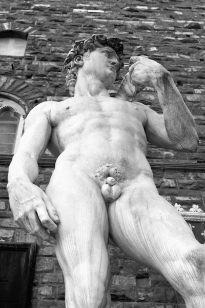 Standbeeld van David in florence, Italië — Stockfoto