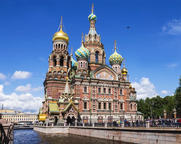 Kerk van de Verlosser op het bloed spilled, Sint-petersburg, Rusland — Stockfoto