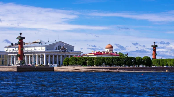 Île Vasilevsky, Saint-Pétersbourg, Russie — Photo