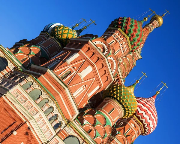 Basilikum-Kathedrale, Moskau, Russland — Stockfoto