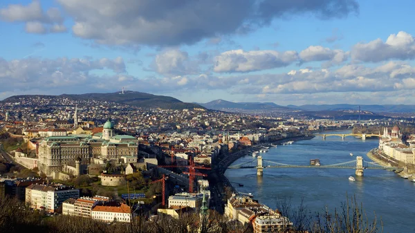 Panorama van budapest, Hongarije — Stockfoto