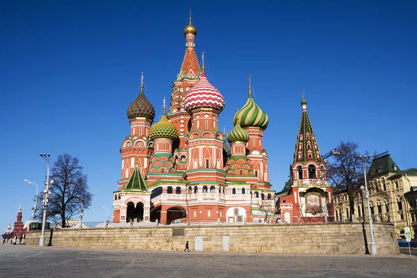 Санкт-Петербург Собор Василия Блаженного, Москва, Россия — стоковое фото