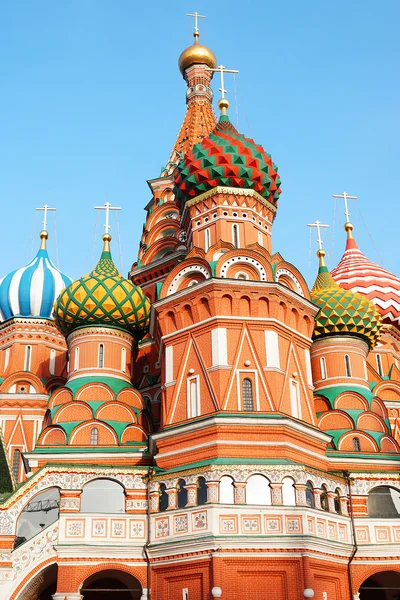 Basilikum-Kathedrale, Moskau, Russland — Stockfoto