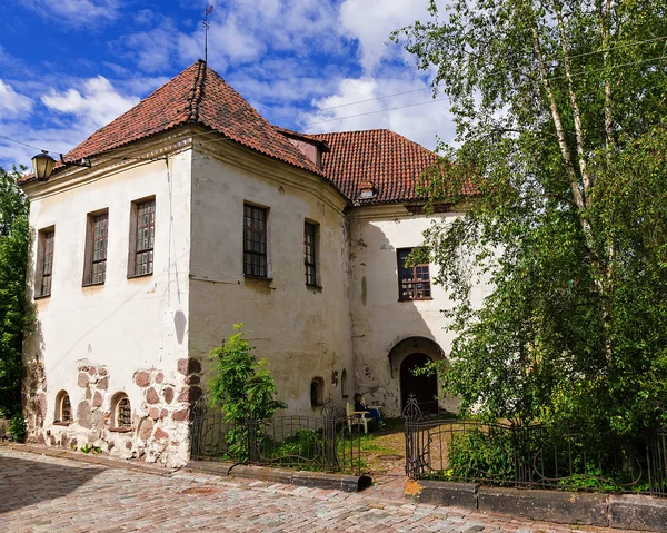 Old streets of Vyborg, Russia — Stock Photo, Image