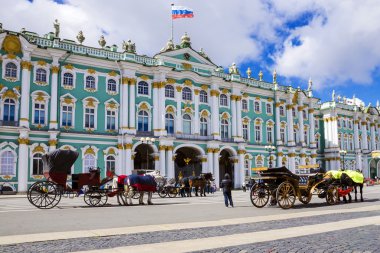 The Hermitage in St. Petersburg, Russia clipart