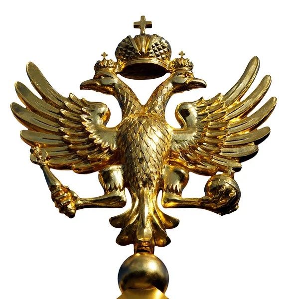 Twee-headed eagle symbool van Rusland — Stockfoto