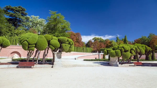 Parque Retiro em Madrid, Espanha — Fotografia de Stock