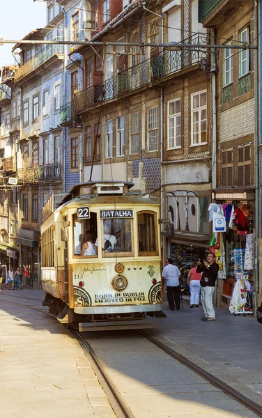 PORTUGAL, PORTO - SEPTEMBER 7: the old historical tram on on por