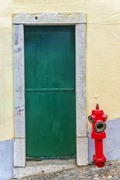 Fire hydrant on the old streets — Stock Photo, Image