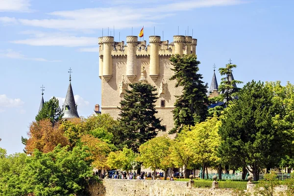 Zamek w Segovia, Hiszpania — Zdjęcie stockowe