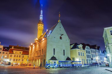 Tallinn, Estonya belediye binası meydanı