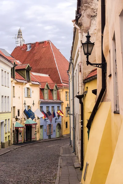 Calles del antiguo Tallin, Estonia —  Fotos de Stock