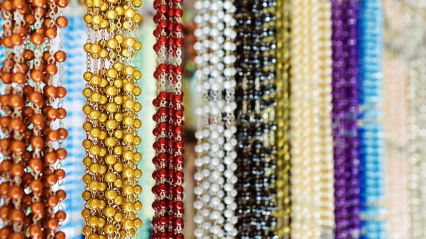 Background of colorful beads — Stock Photo, Image