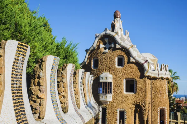 Parque Guell em Barcelona — Fotografia de Stock