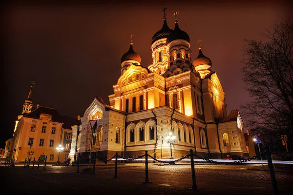 Tallinn, Estonya 'daki Alexander Nevsky Katedrali — Stok fotoğraf