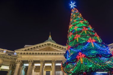 Kazan Katedrali, St. Petersburg, R Noel dekorasyon