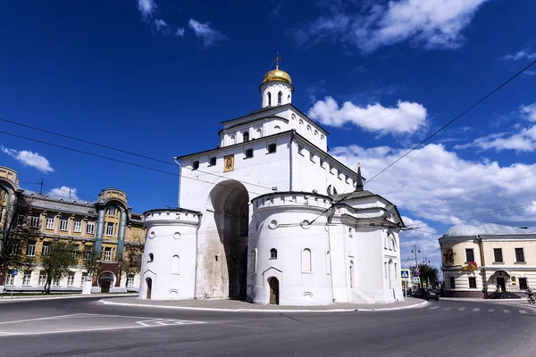 Puerta Dorada en Vladimir. anillo de oro de Rusia —  Fotos de Stock