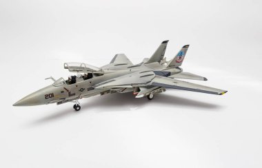 Amerikan Donanması 'ndaki Grumman F-14 erkek kedi monoplane' inin plasitc modeli..