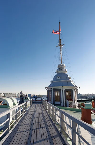 Walkways on the roof of Peter and Paul fortress. — Stock Photo, Image