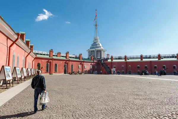 View Inside of Peter and Paul fortress. — Stock Photo, Image