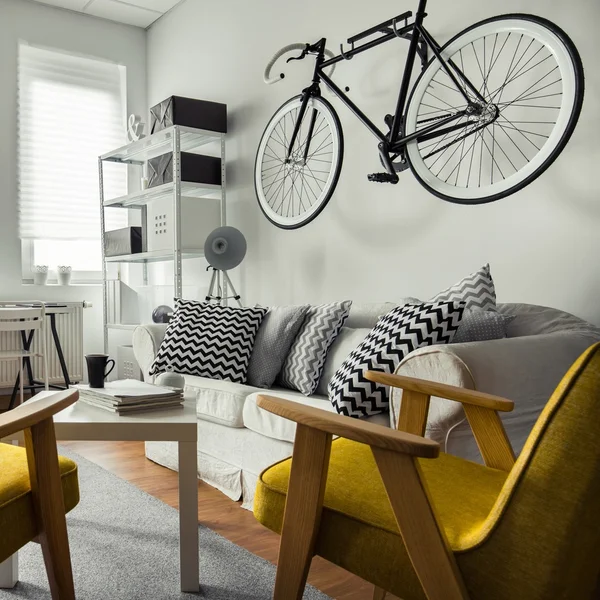 Nouveau design espace de détente domestique — Photo