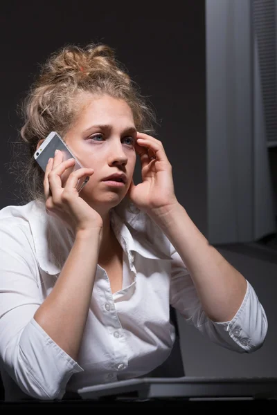 Stressed at the work — Stock Photo, Image