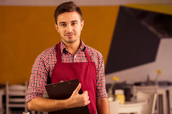 Owner of restaurant — Stock Photo, Image