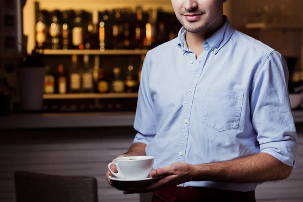 Servindo o café — Fotografia de Stock