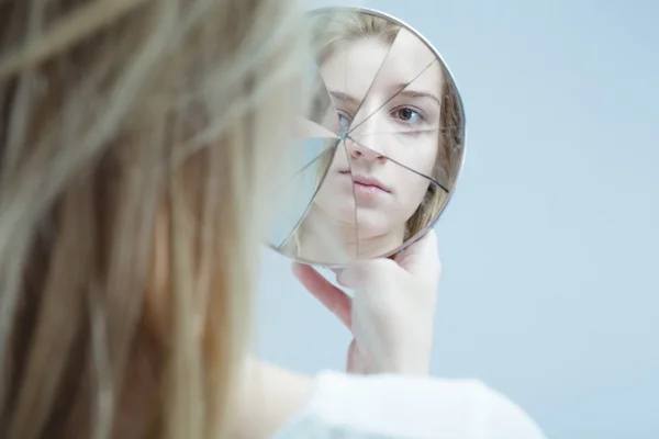 Woman with mental disorder — Stock Photo, Image