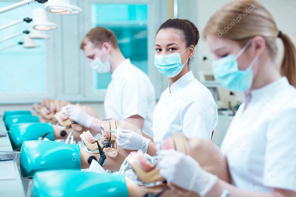 Practice makes perfect dentist Stock Photo by ©photographee.eu 100522404