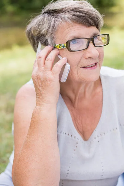 Calling to someone — Stock Photo, Image