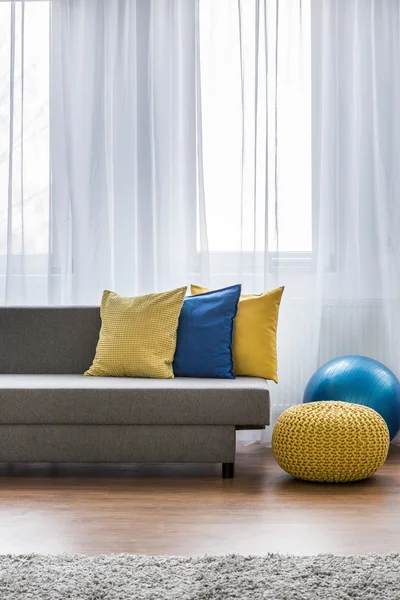 Bir minimalist oturma odası fikir — Stok fotoğraf