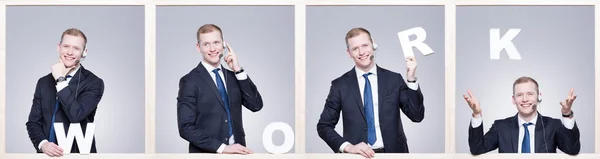 Mitt arbete är mitt liv! — Stockfoto