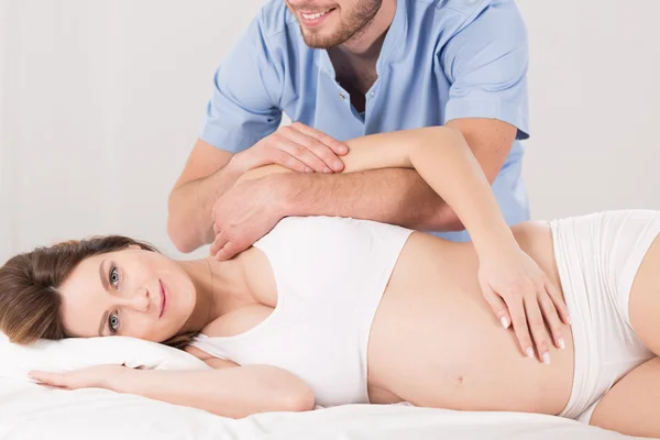 Relaxe para mãe e bebê — Fotografia de Stock