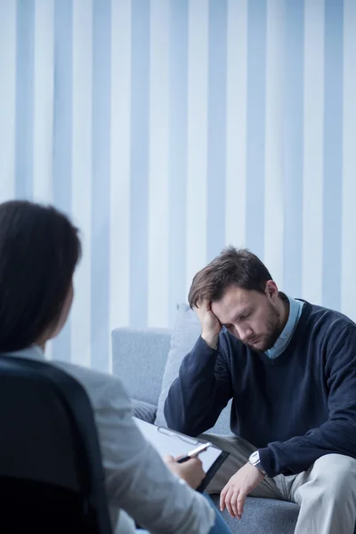 Man med problem — Stockfoto