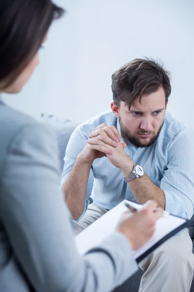 Enfermedad mental y del paciente — Foto de Stock