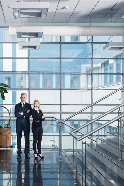 Businesspeople doing career in corporation — Stock Photo, Image