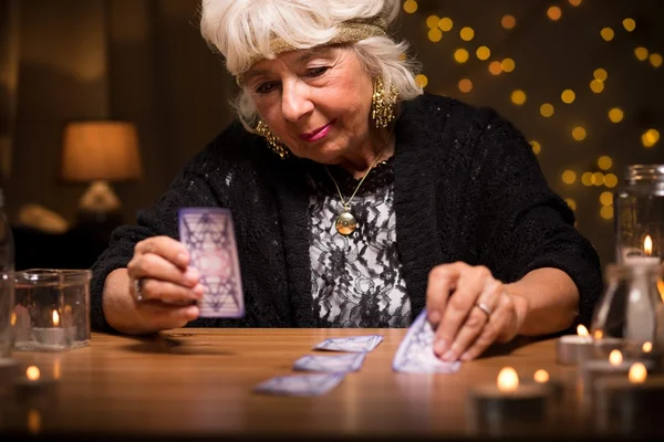 Predicting future from cards — Stock Photo, Image