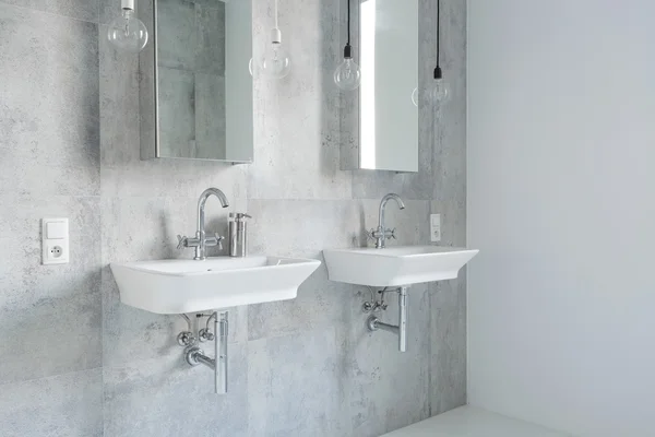 Two sinks in bathroom — Stock Photo, Image