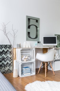 Evde çalışma için ideal yer