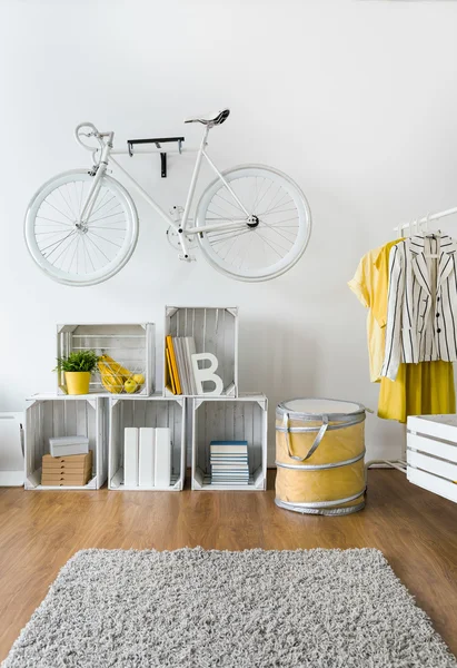 Decoraciones elegantes en la sala de estar moderna — Foto de Stock